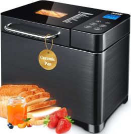 KBS Large 17-in-1 Bread Maker with Dual Heaters MBF-011